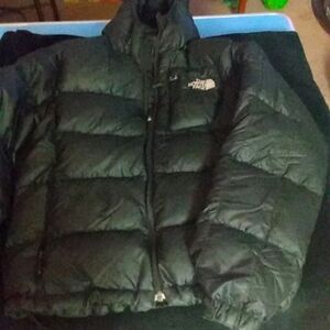 Women's black North face jacket size medium